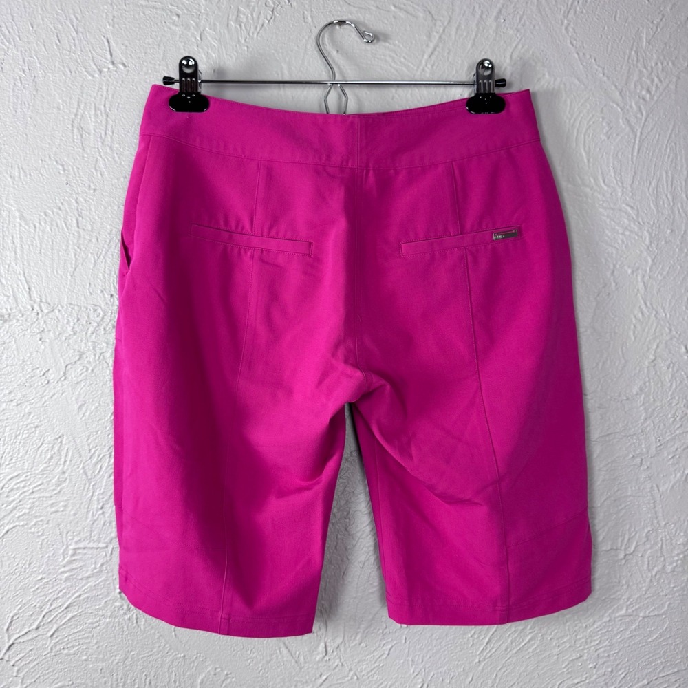 Women sz 4 Lija pink golf shorts Bermuda shorts casual sports walking - Picture 2 of 6
